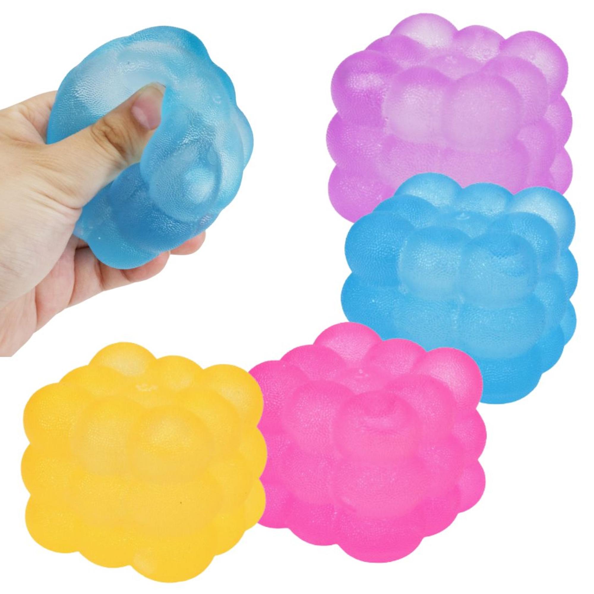 Product image 2 of 2 for Fidget Toy - Colorful Bubble Textured Cube Squishy