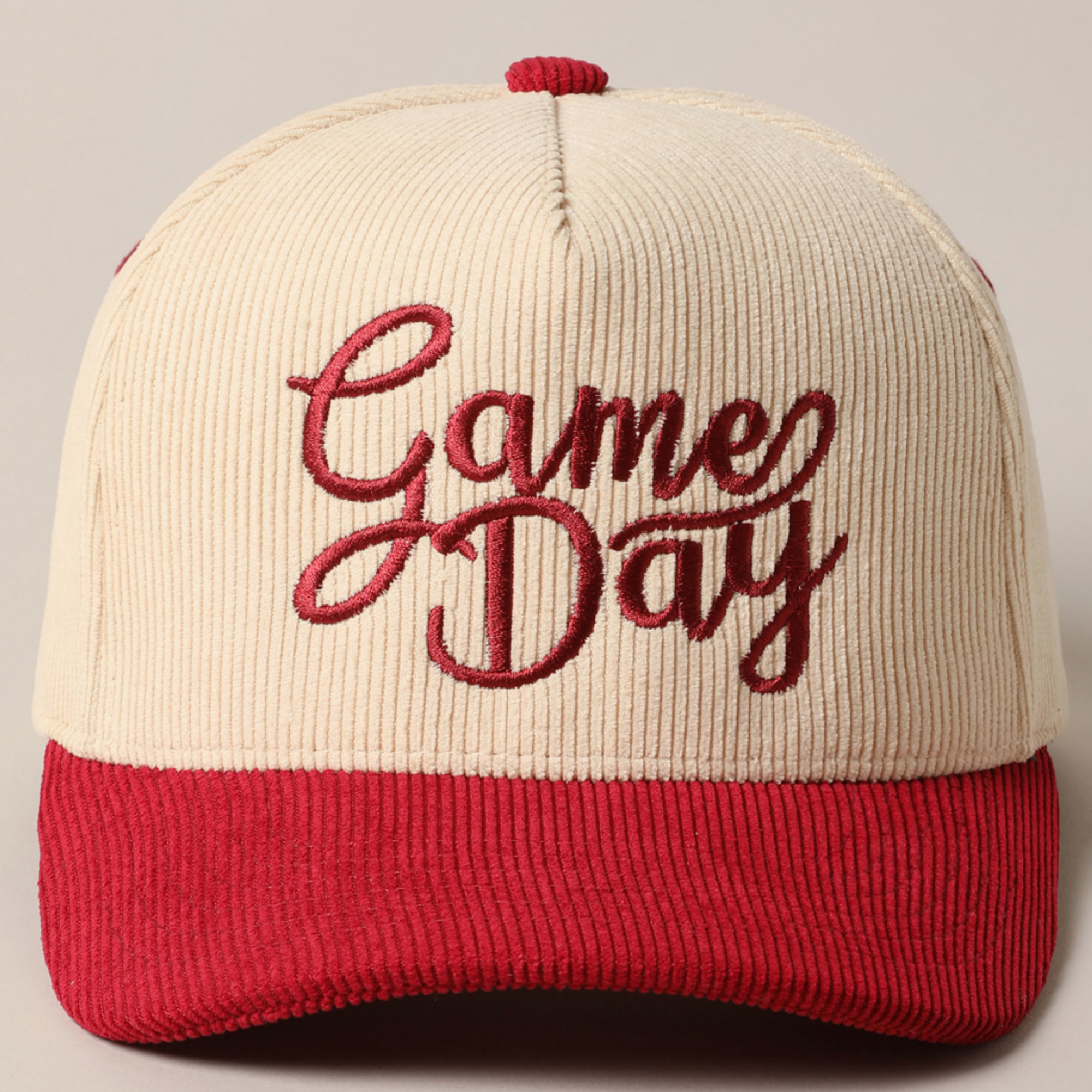 image of: GAME DAY CORDUROY TRUCKER CAP