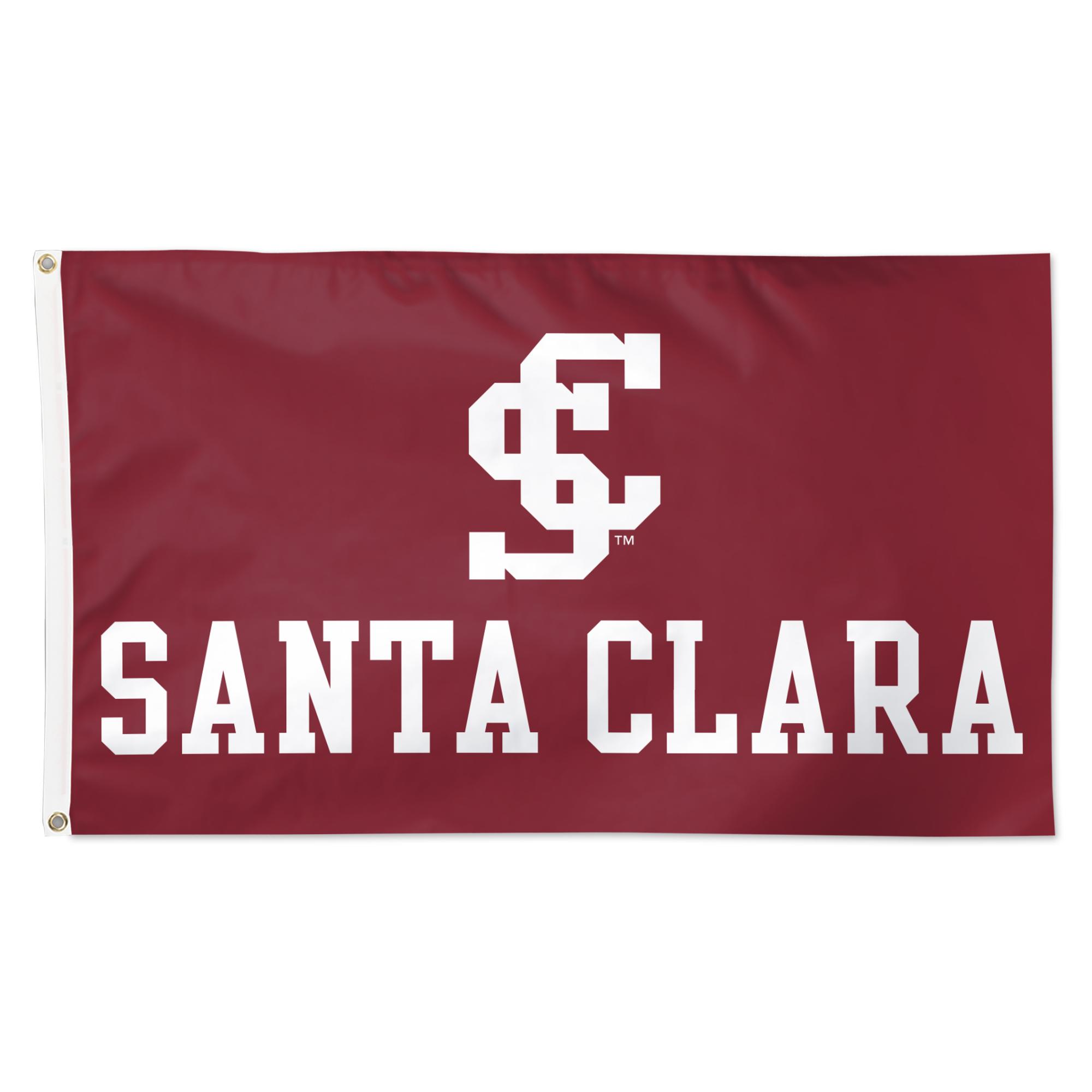 image of: Santa Clara Broncos 3ft x 5ft Flag, Red