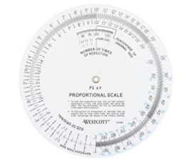 image of: Westcott Proportional Scale, White (PS-69)