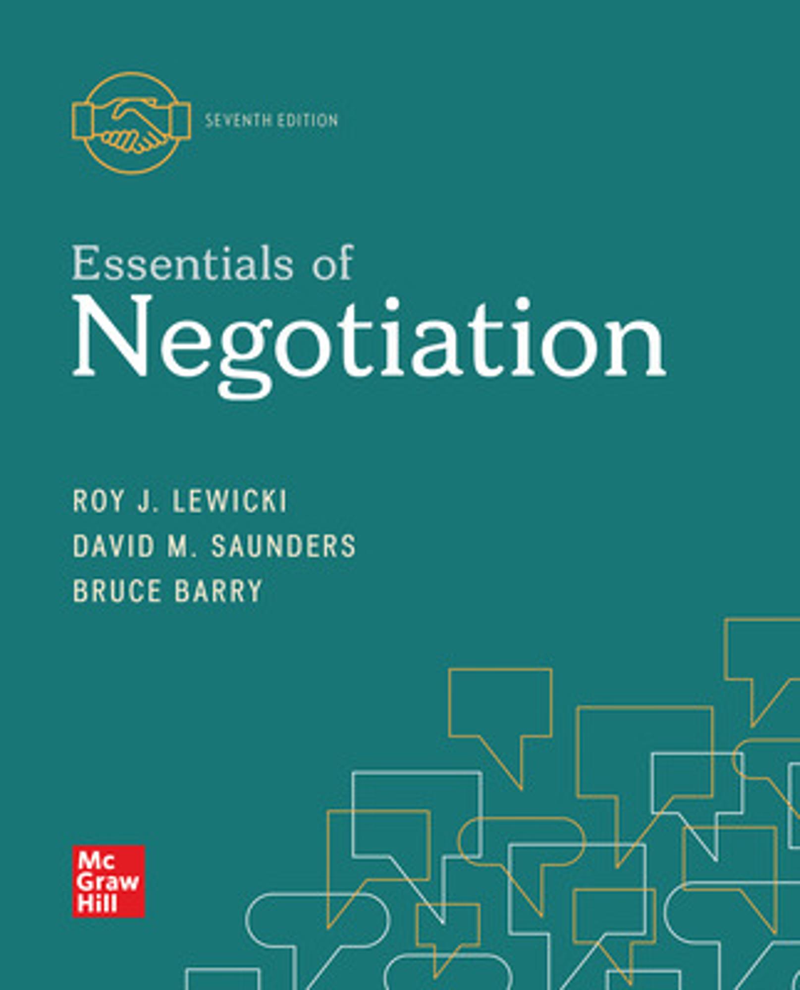Cover image for Print Upgrade - Essentials of Negotiation