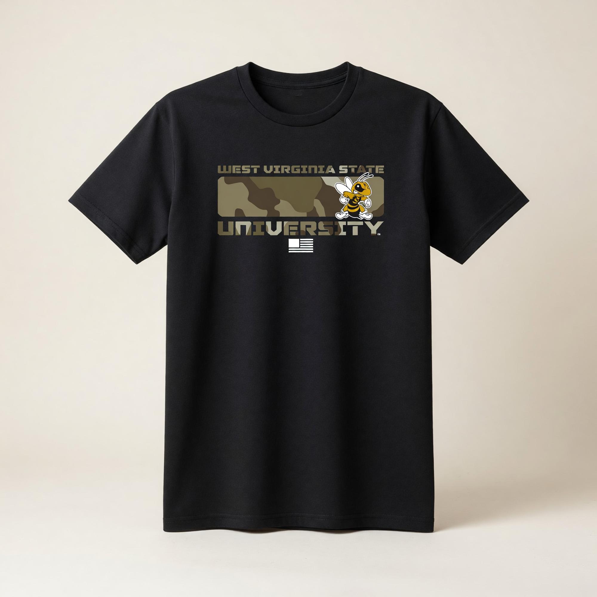Product image 2 of 2 for Tee - College House Camo Art "WVSU"