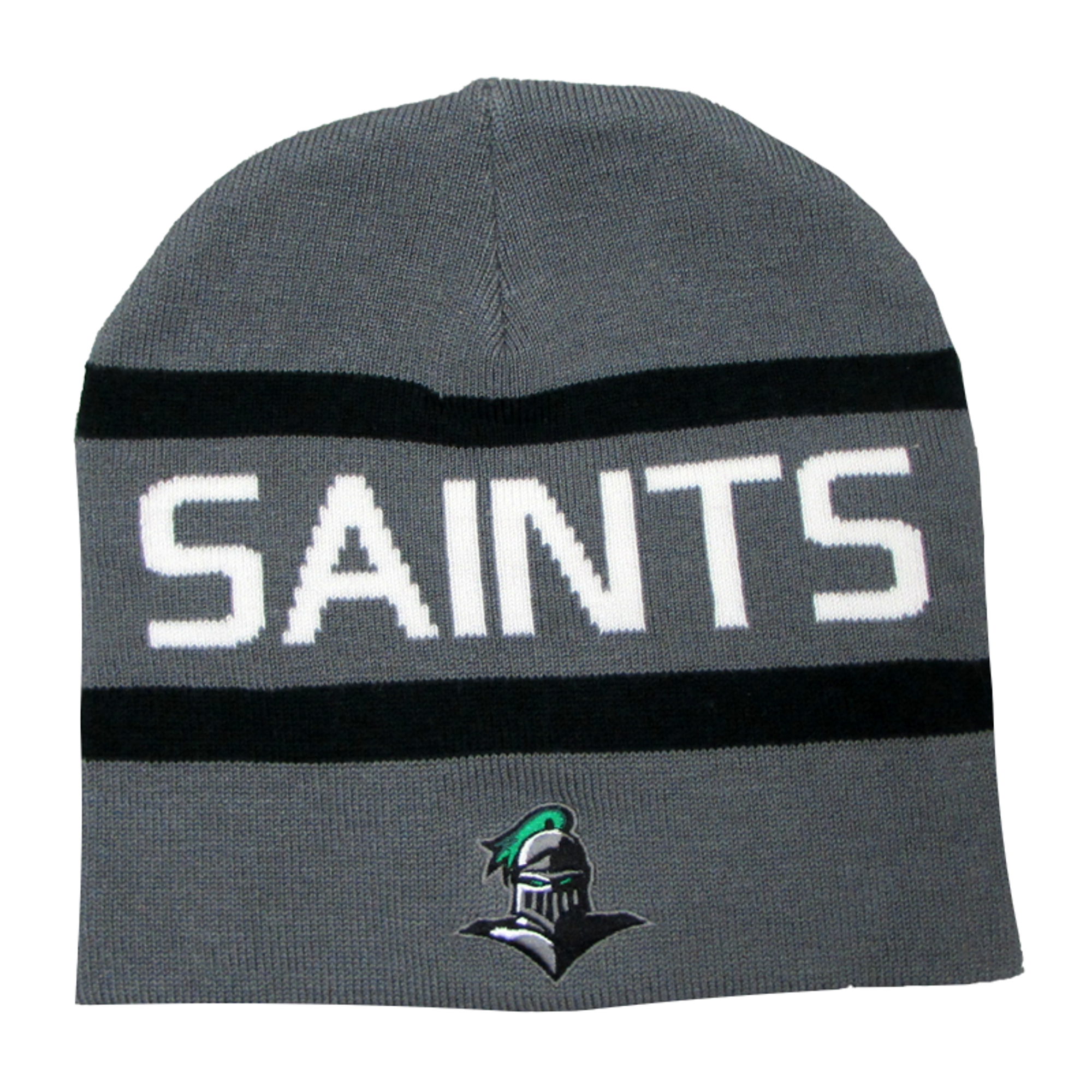 image of: THE GAME SAINTS DOUBLE STRIPE BEANIE HAT