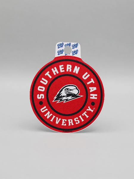 Bold Red SUU Sticker; $4.99