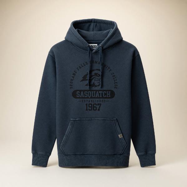 SPOK Hoodie Onyx Heather Sapphire; $59.99