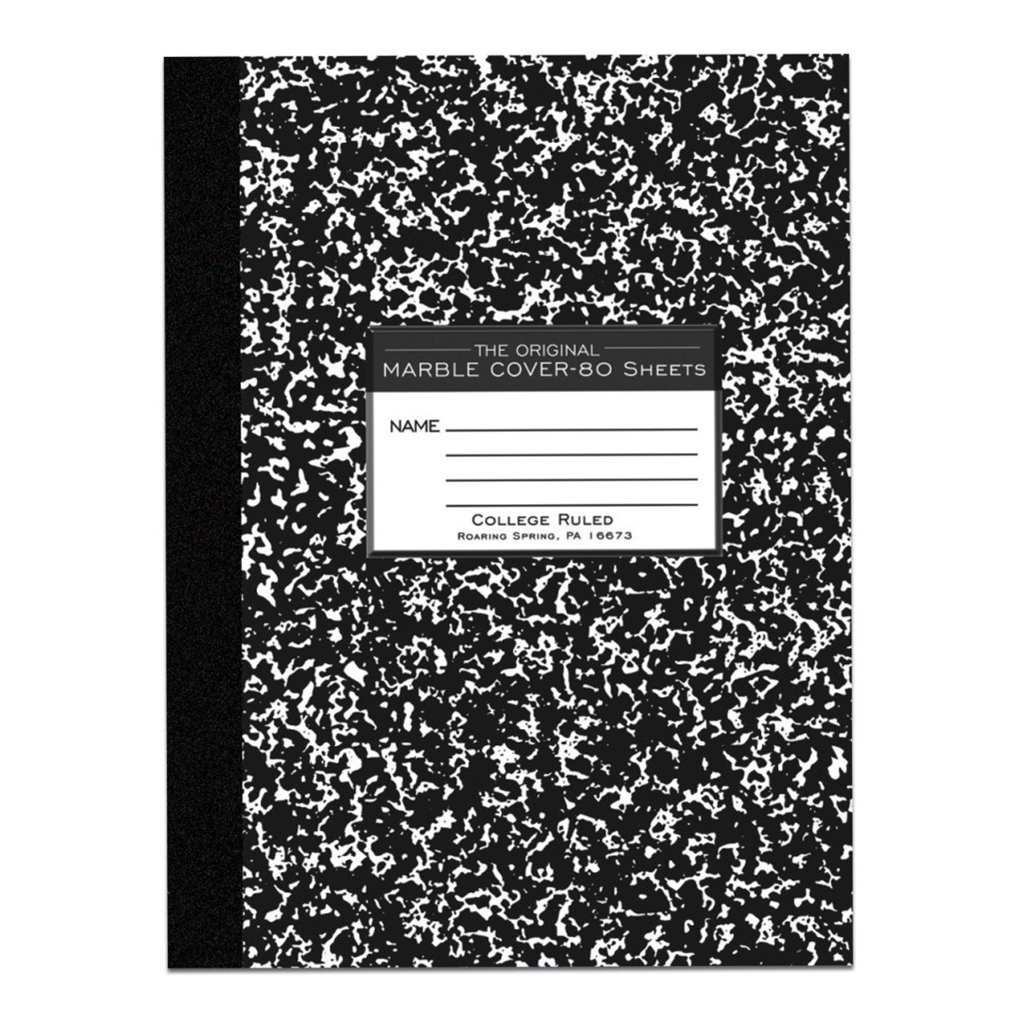 image of: Roaring Spring Marble Composition Book 80 Sheet
