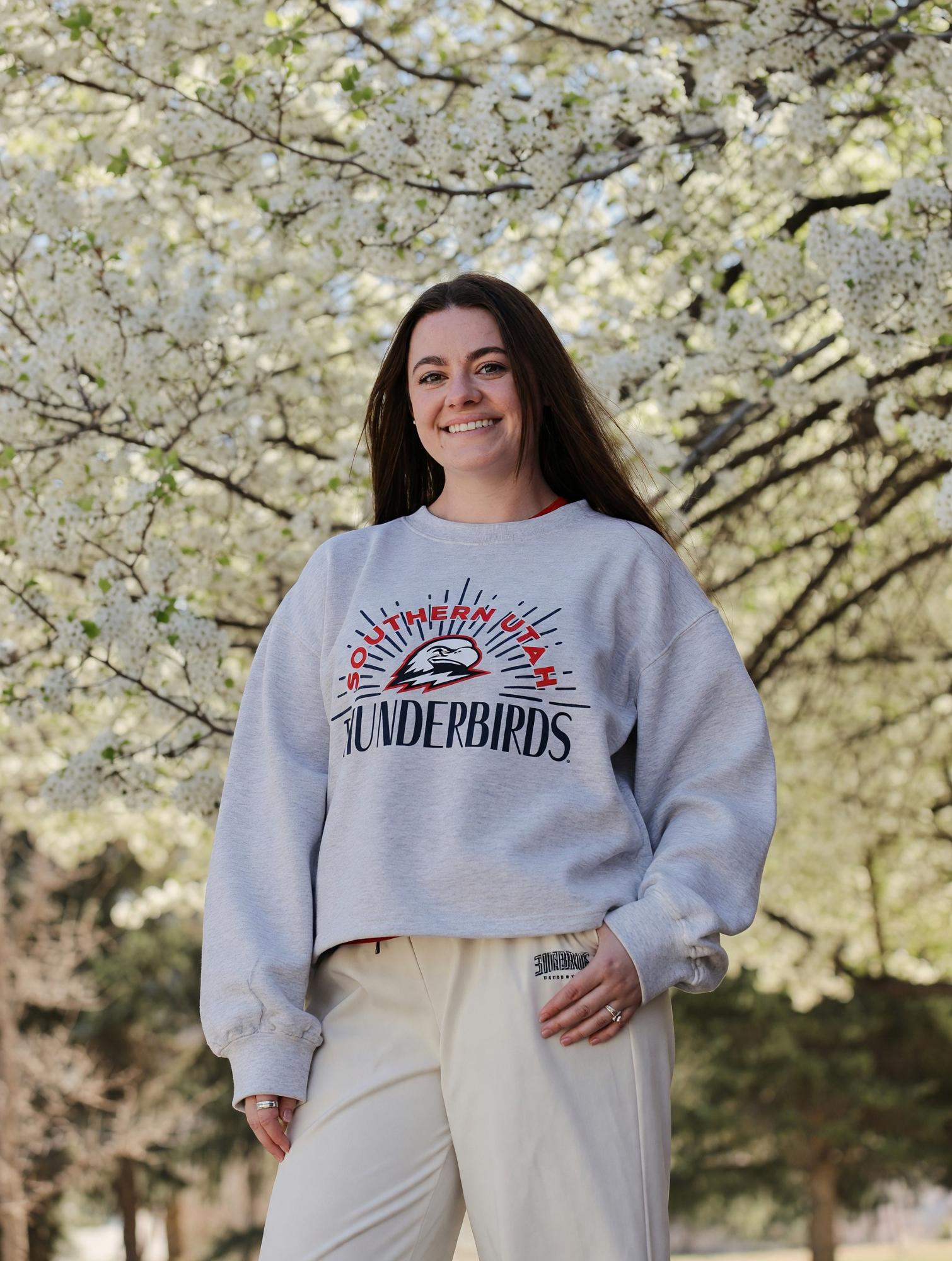Product image 2 of 2 for CI Sport Ladies Crew Ash SUU Thunderbirds