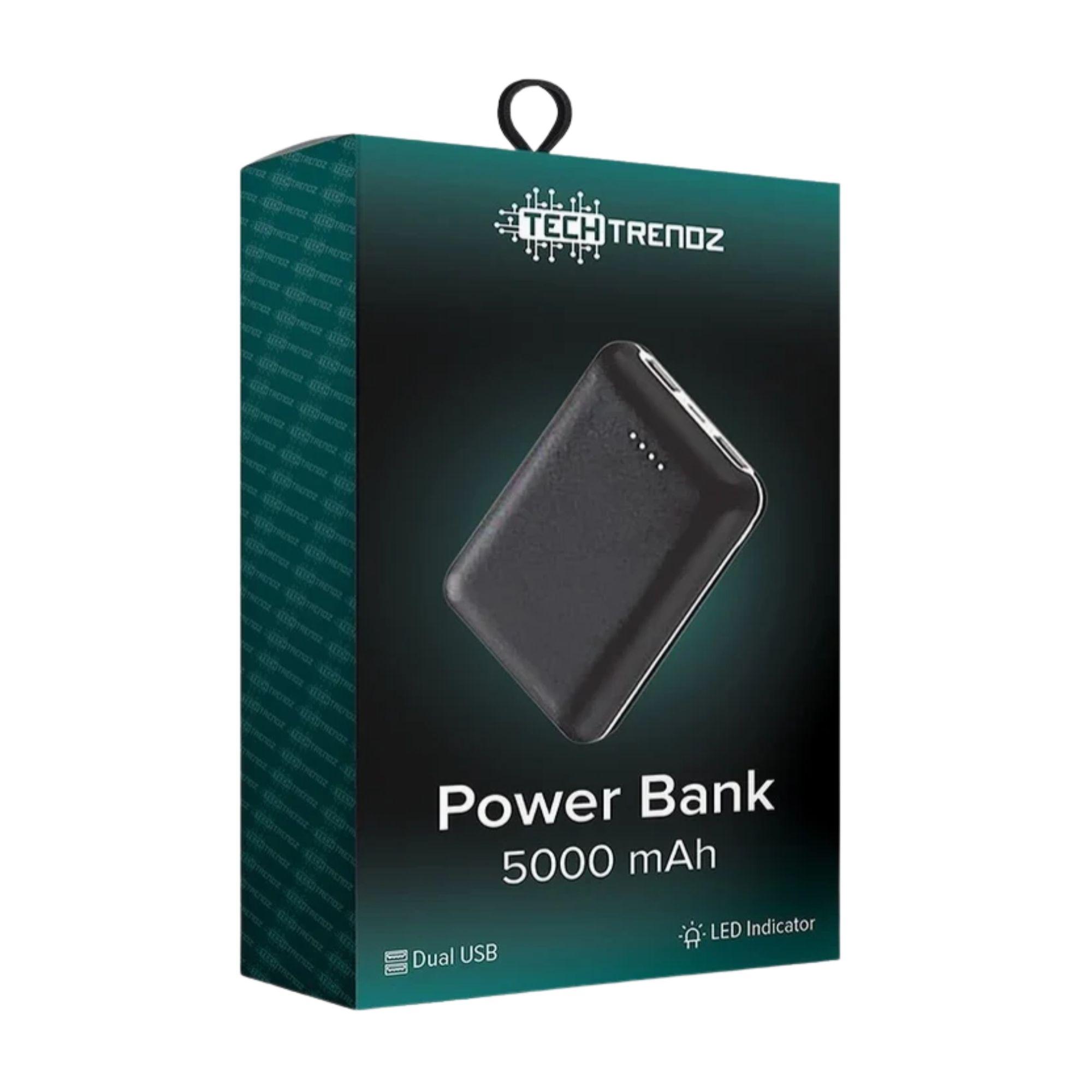 Product image 1 of 1 for Tech Trendz 5000 mAh Power Bank, Black