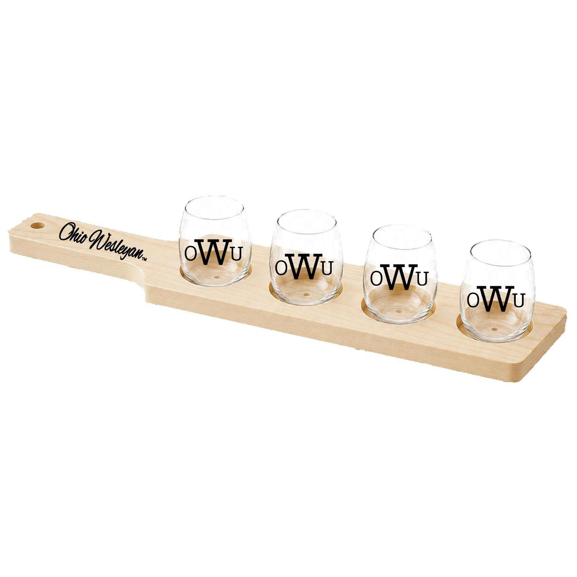 Product image 1 of 1 for OWU Flight Paddle 18" Wooden With 4 Glasses