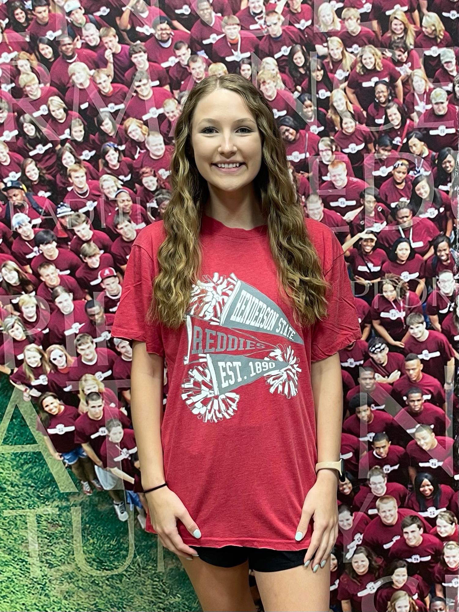 image of: Henderson State Reddies Pom Pom Heritage Tee