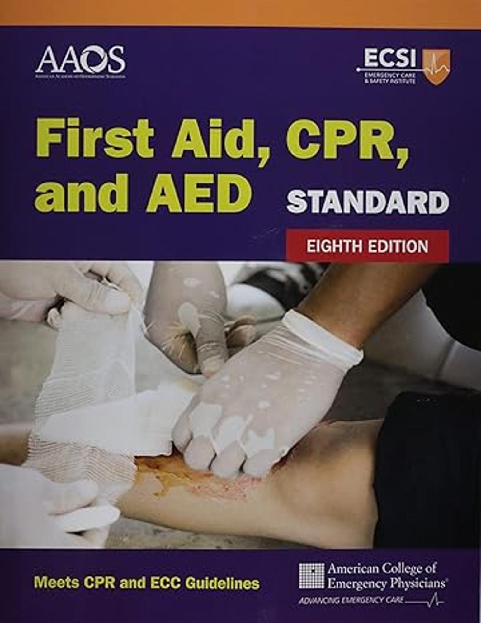 Cover image for STANDARD FIRST AID,CPR,+AED