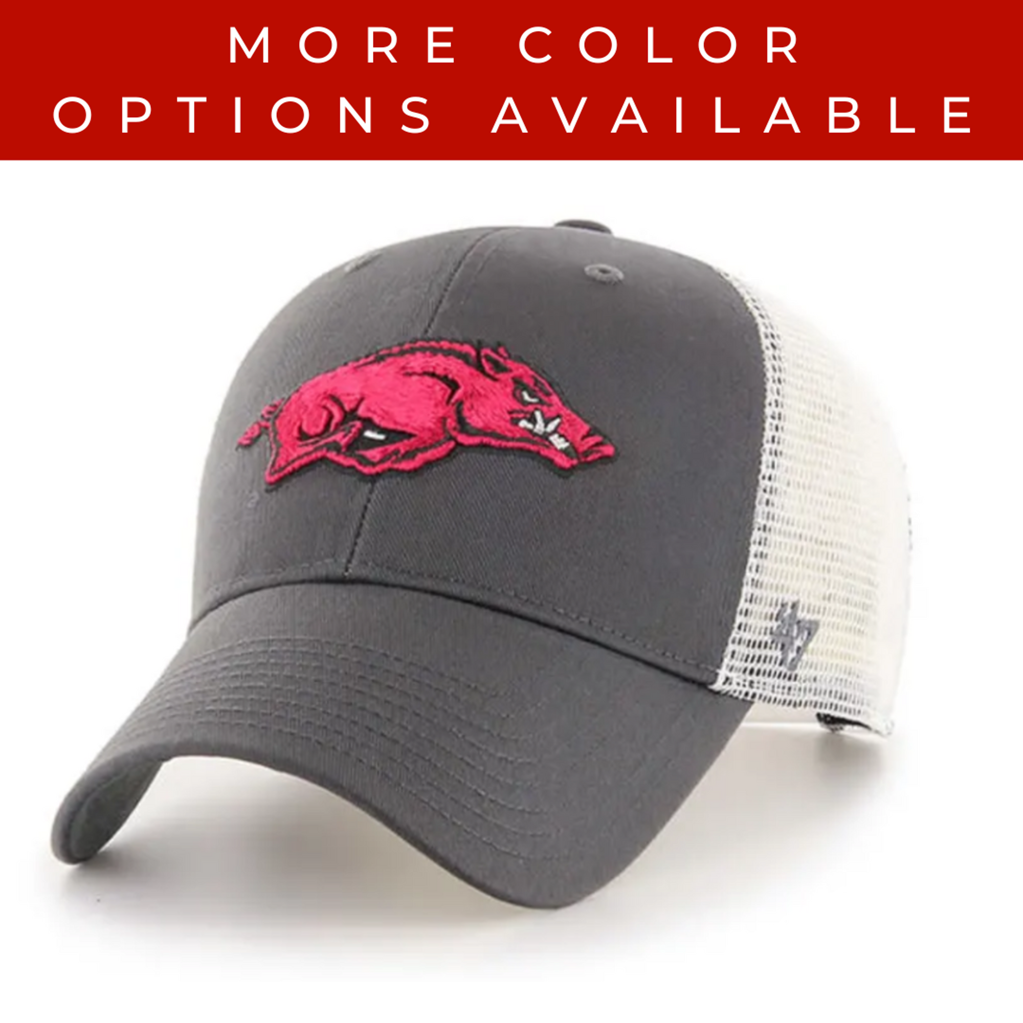 image of: Arkansas Razorbacks '47 Branson MVP Mesh Back Hat