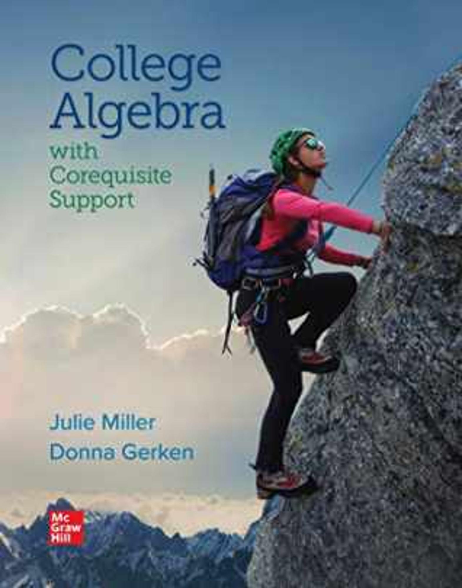 Cover image for College Algebra w Coreq Support