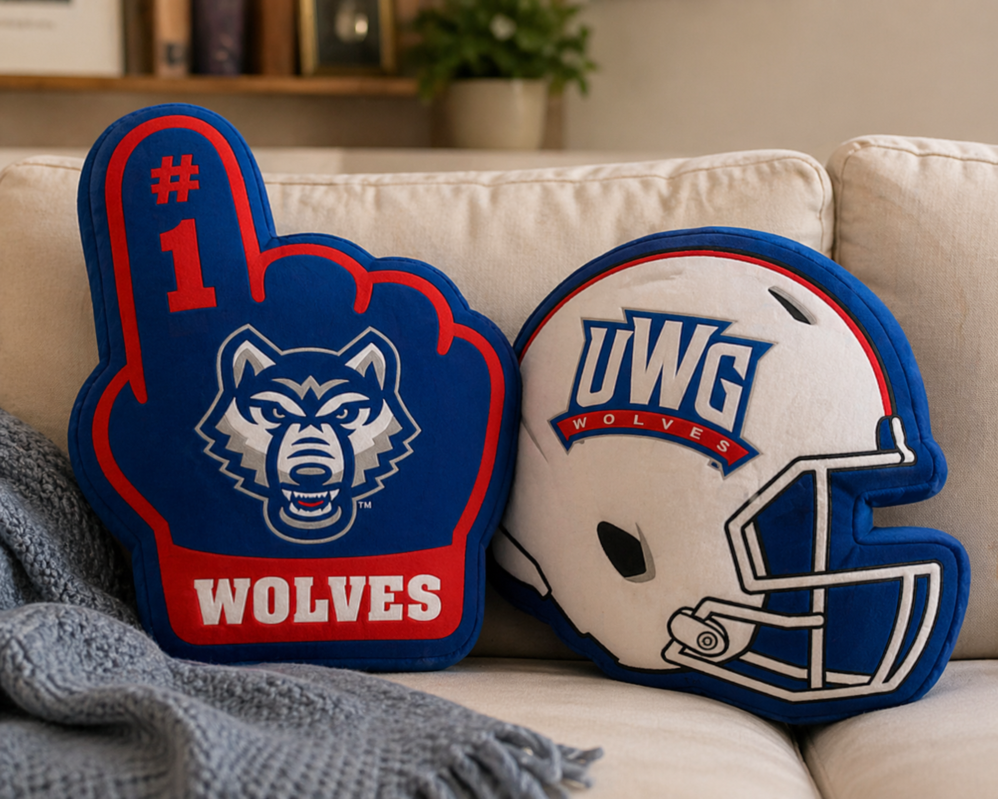 Product image 1 of 1 for UWG ATHLETICS FOOTBALL HELMET PILLOW