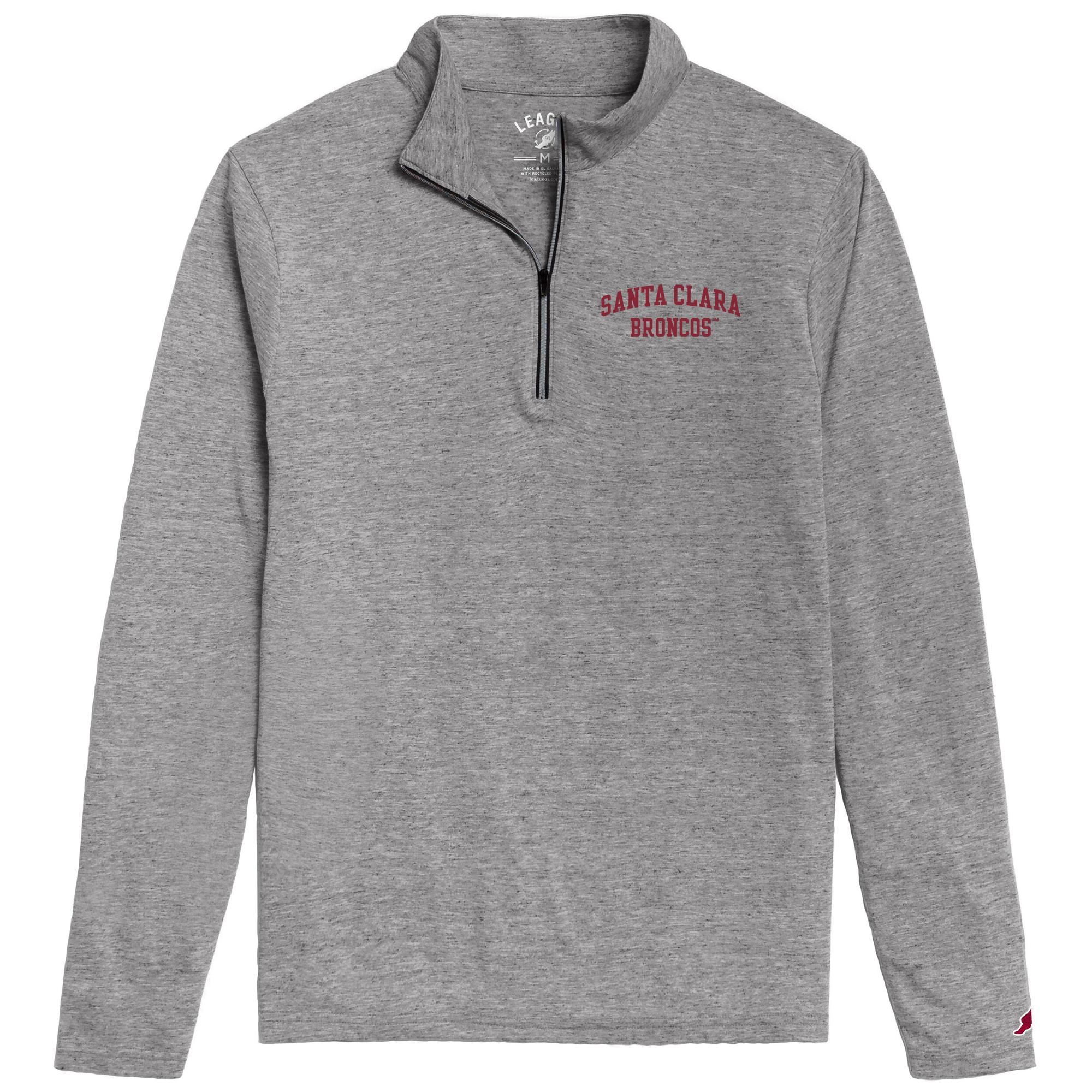 image of: Santa Clara Broncos Reclaim Quarter Zip Jacket, Graphite