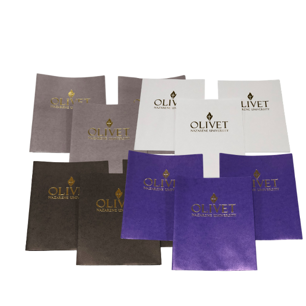 Olivet Logo Paper Folder; $1.49