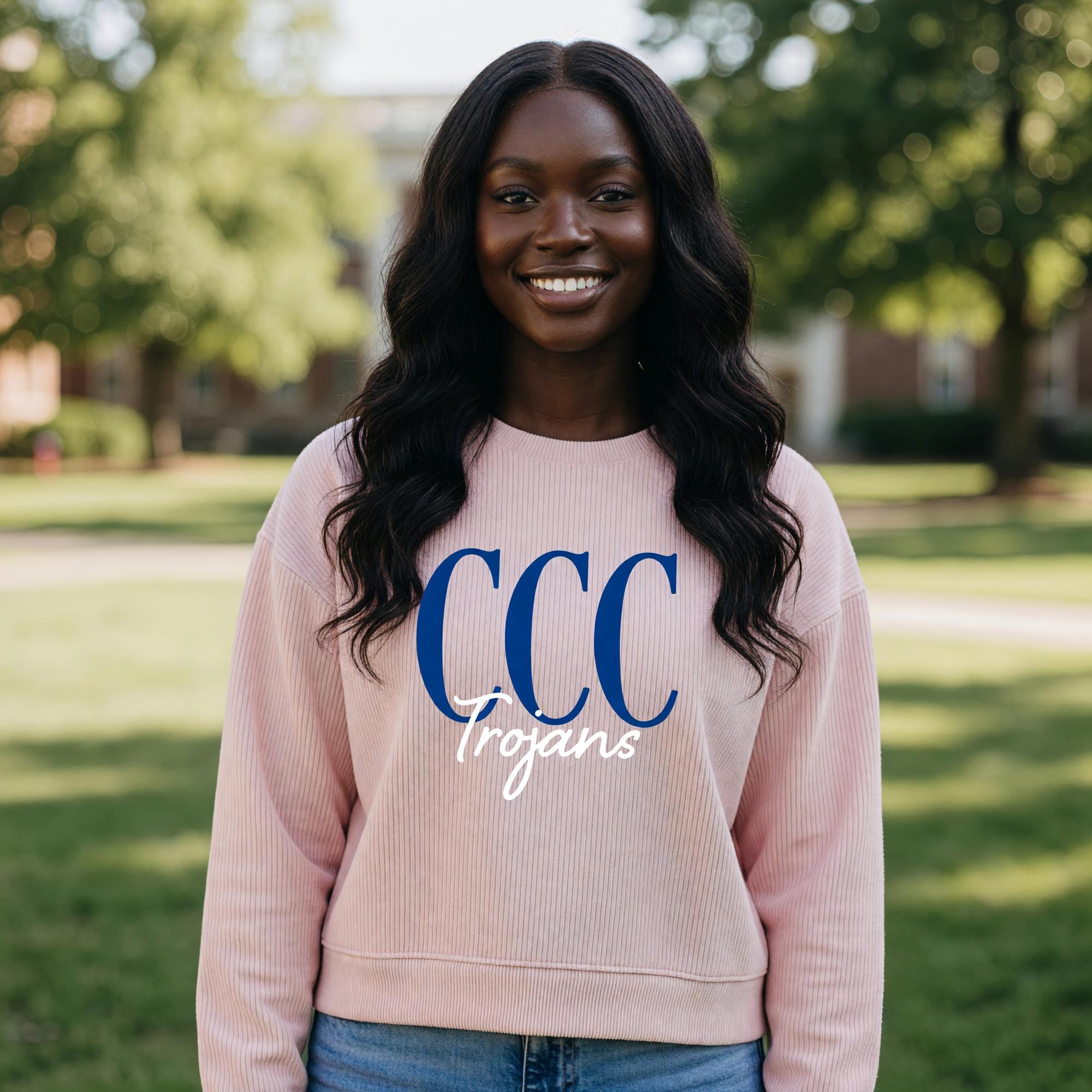 Product image 2 of 5 for Light Pink Corduroy Crew