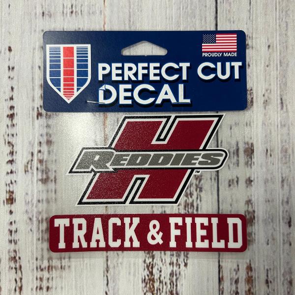 Henderson Reddies 4" x 5" Track & Field Perfect Cut Decal; $7.99