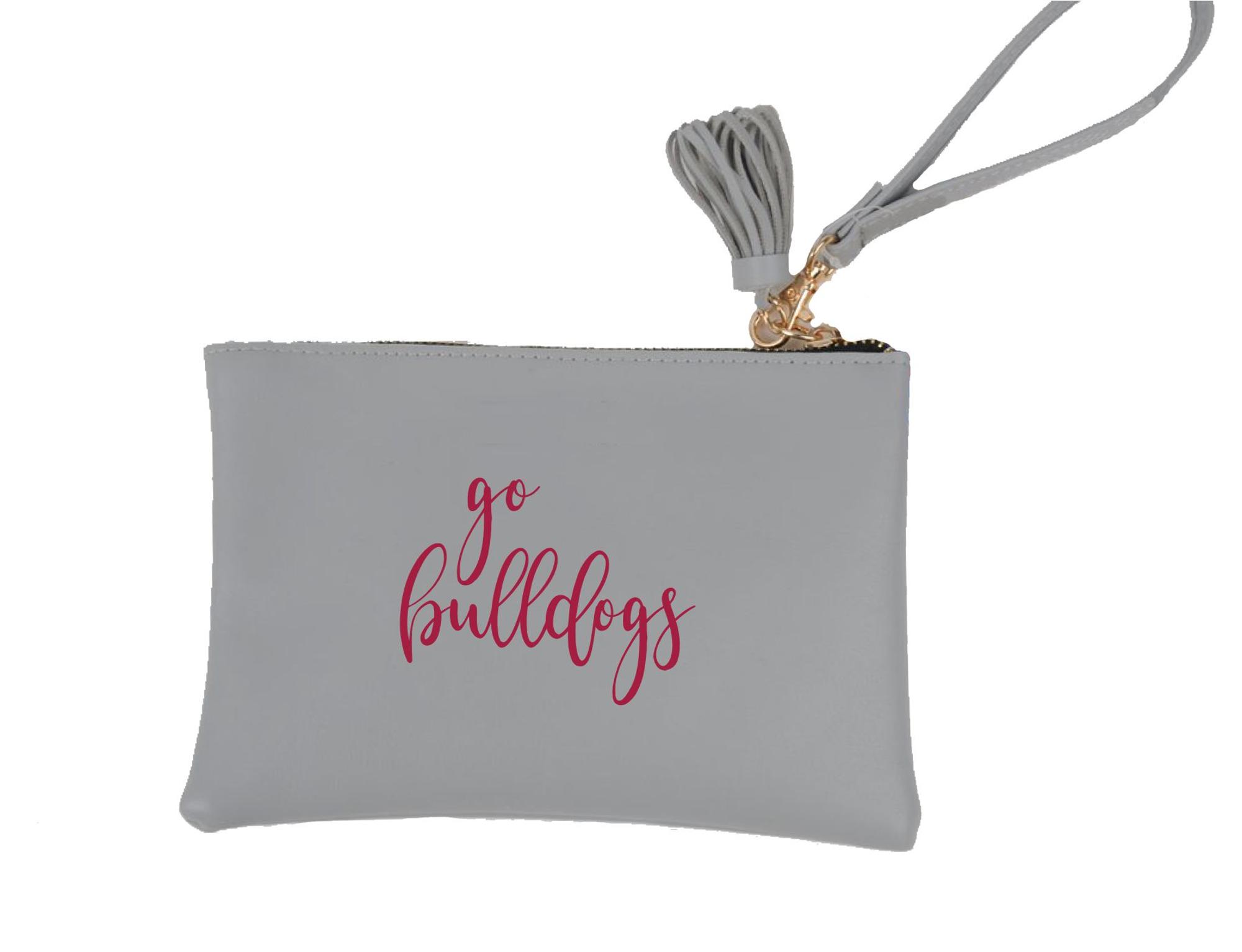 image of: Go Bulldogs Jen Wristlet