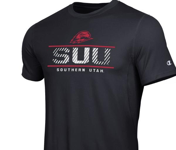 CHAMPION TEE S/S BLACK THOR/SUU; $36.99