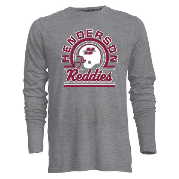 Henderson Reddies Football Guru Long Sleeve Tee; $34.99