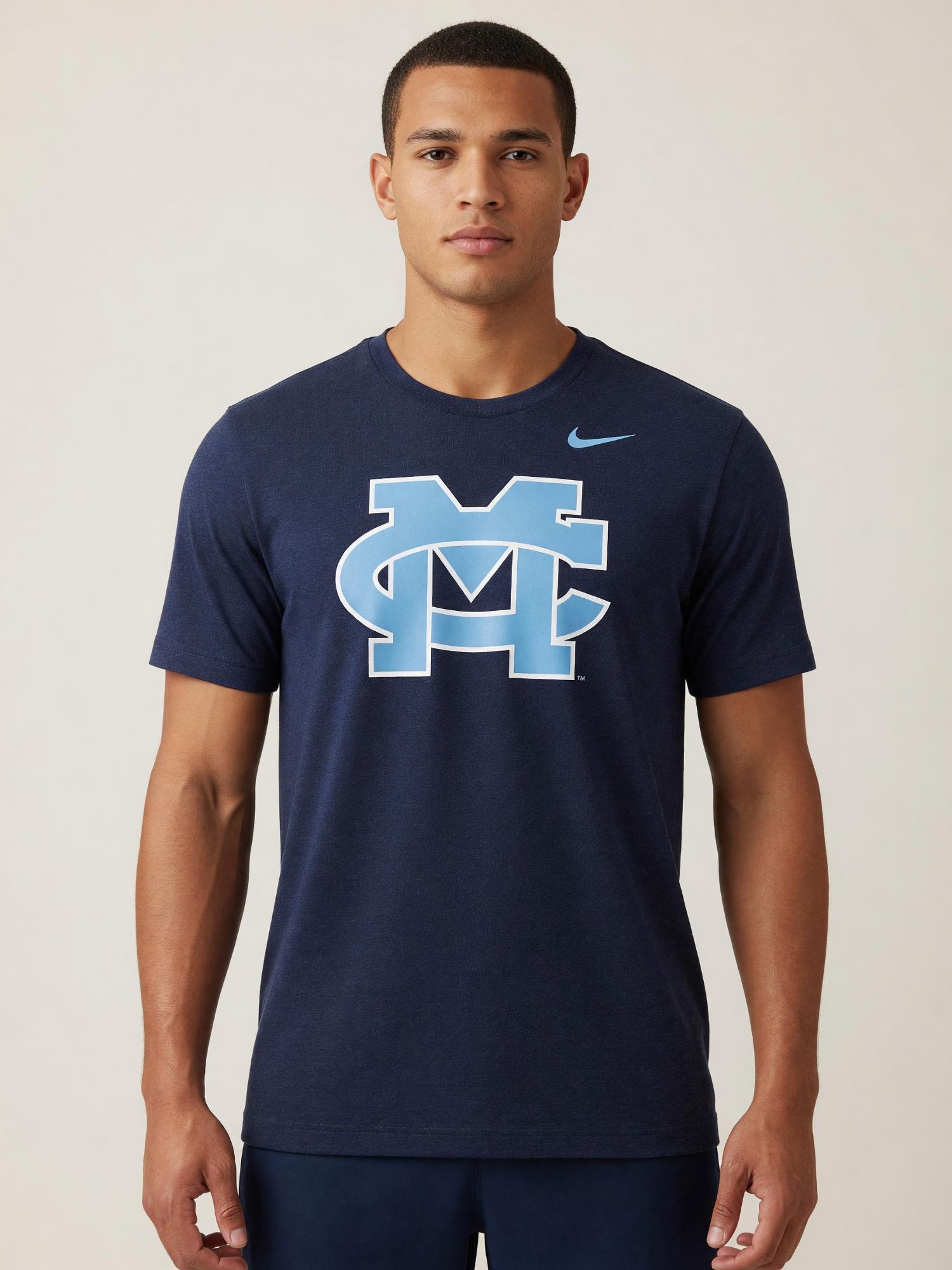 Product image 2 of 5 for MC NIKE SS TRIBLEND TEE NAVY HTH