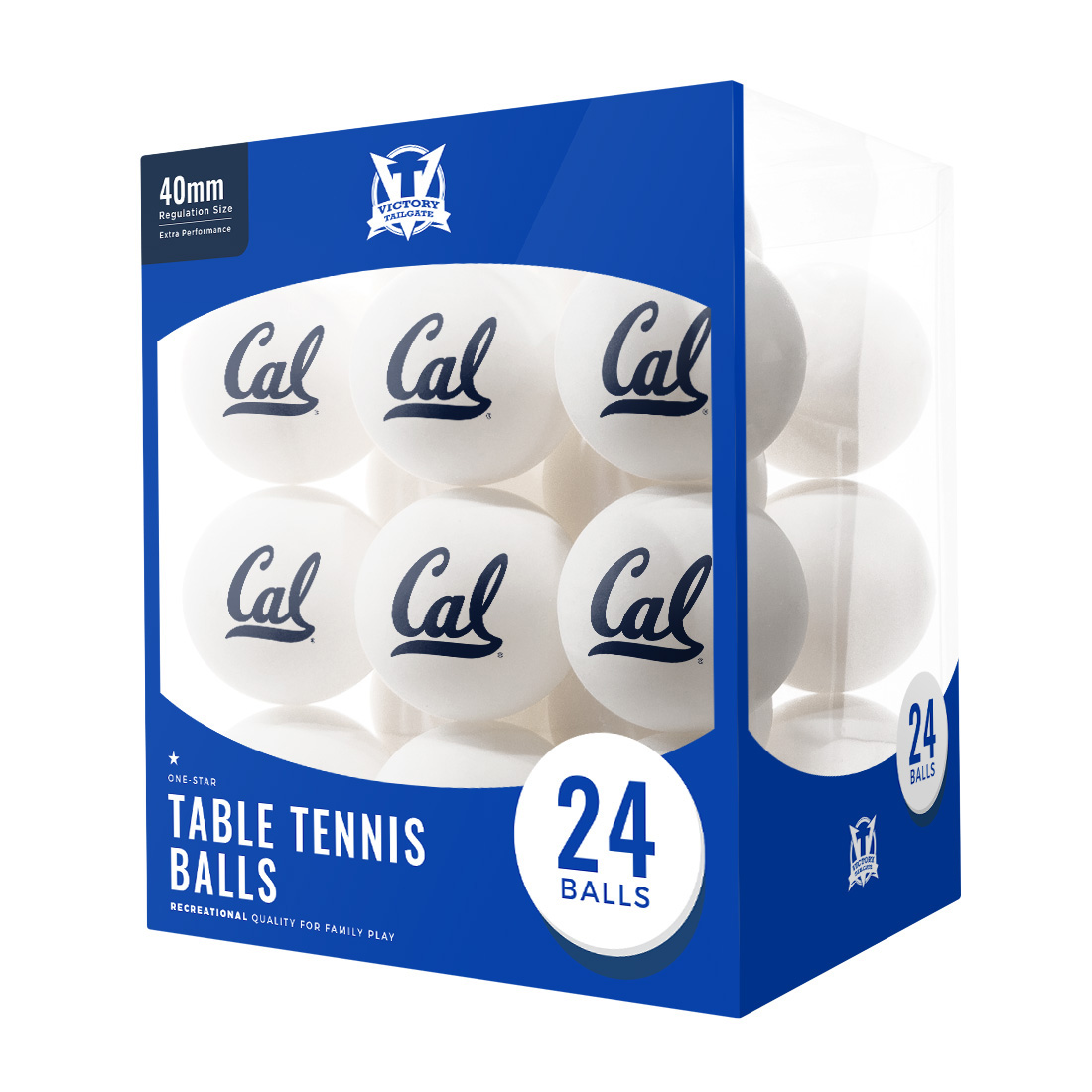 University of California Berkeley Golden Bears 24 Count Table Tennis