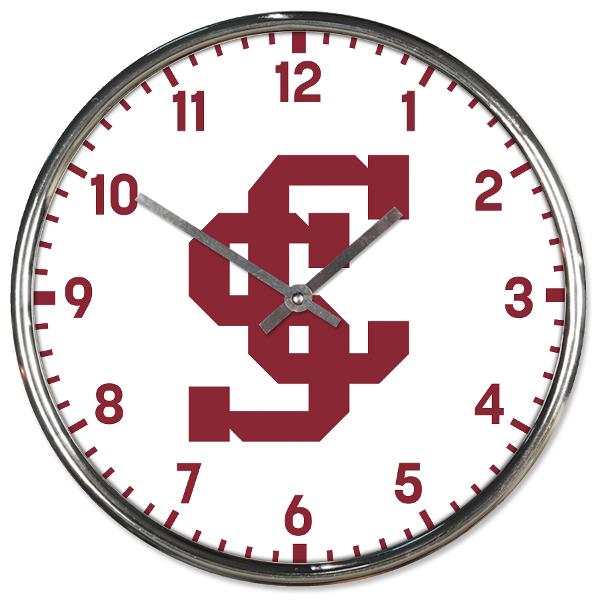 Santa Clara Broncos Chrome Clock; $44.98