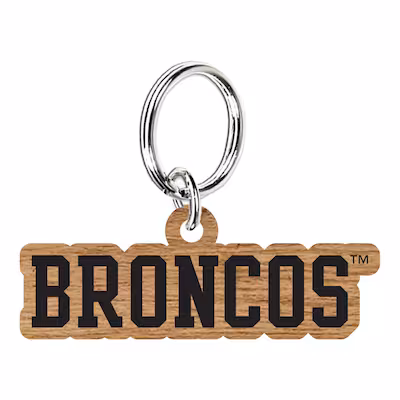 image of: Santa Clara Broncos Wood Key Tag