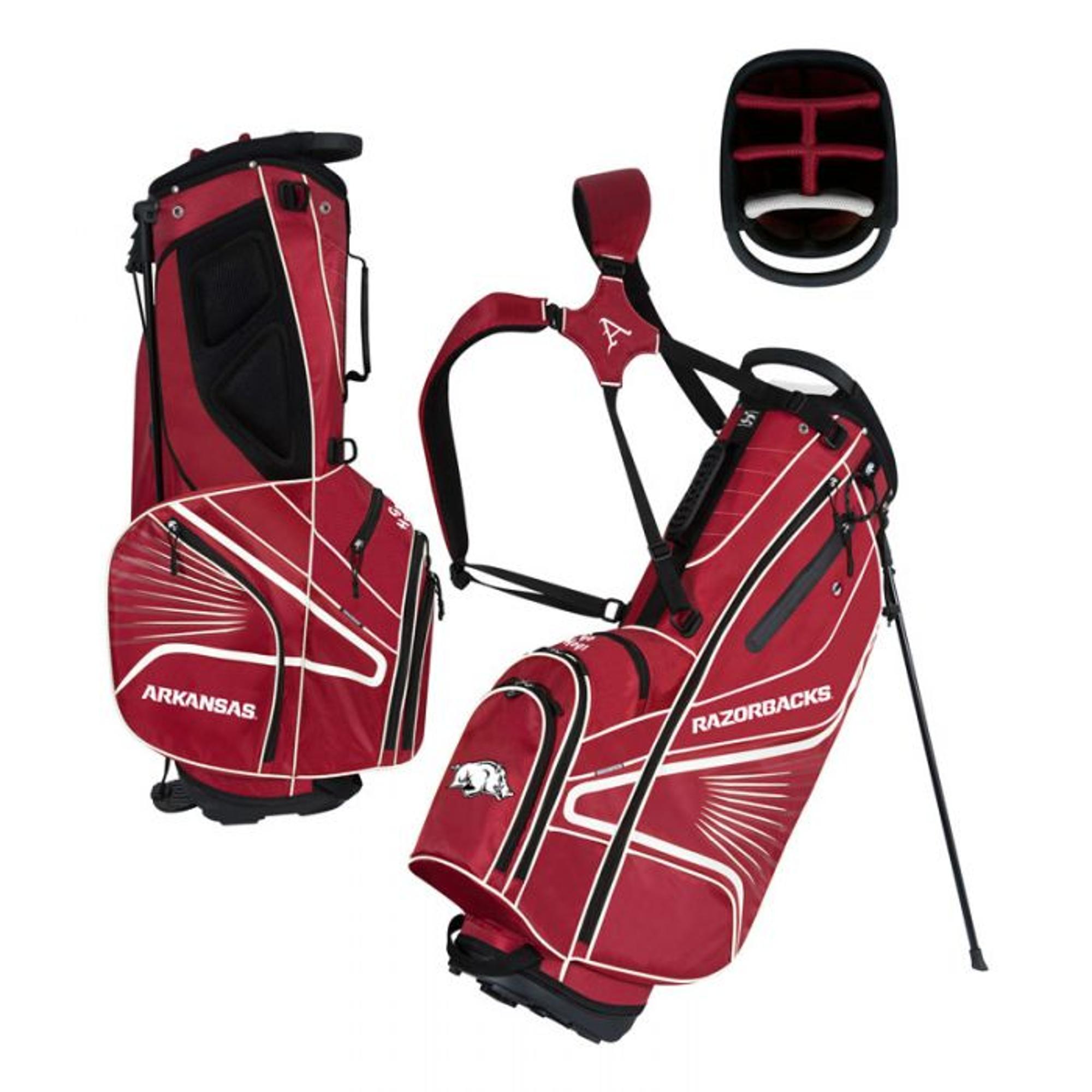 image of: Arkansas Razorbacks Grid Iron III Stand Golf Bag