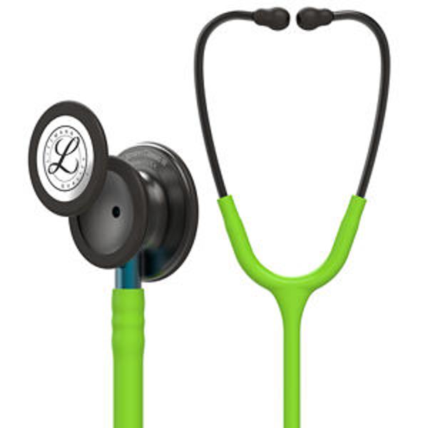 ACQ 3M LITTMANN CLASSIC STETHOSCOPE - BLACKSTEEL + LIMEGREEN; $125.00
