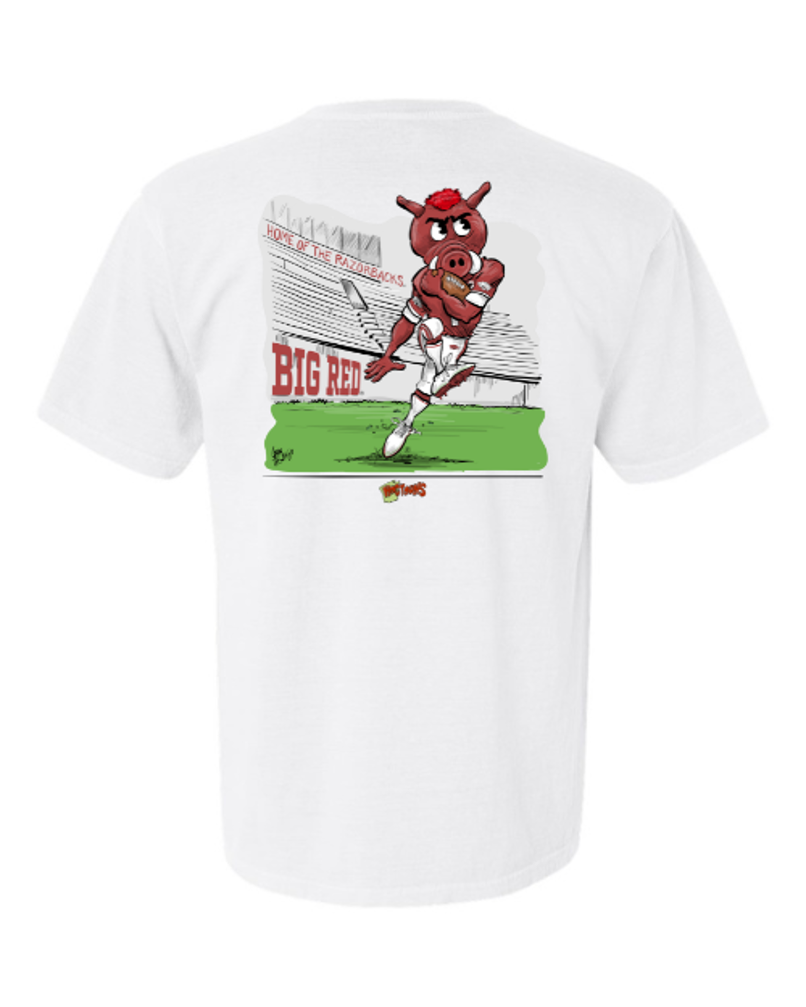 Arkansas Razorbacks "Big Red" HogToons Tee