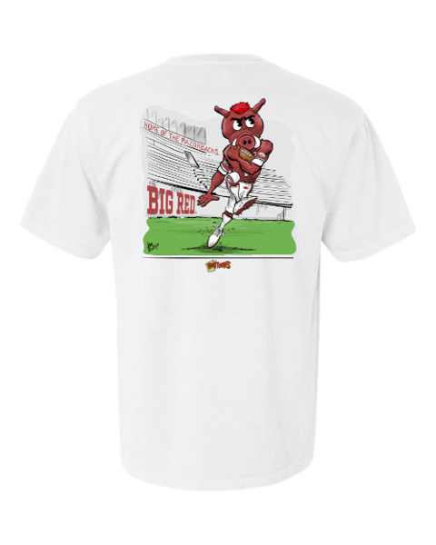 Arkansas Razorbacks "Big Red" HogToons Tee; $31.99