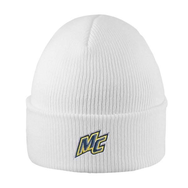 White MC Cuff Beanie; $14.99