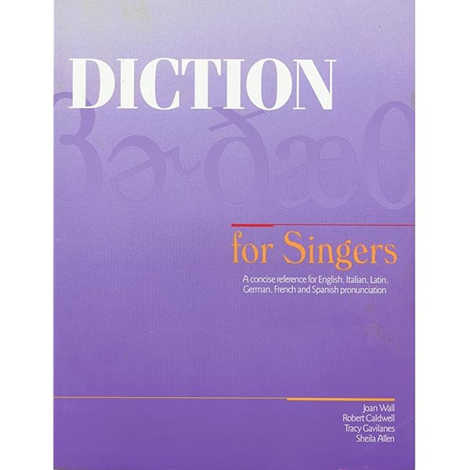 Cover image for DICTION FOR SINGERS, 2e