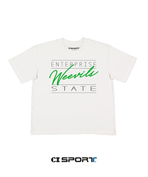 Enterprise State Weevils Boxy Jersey Tee; $34.99