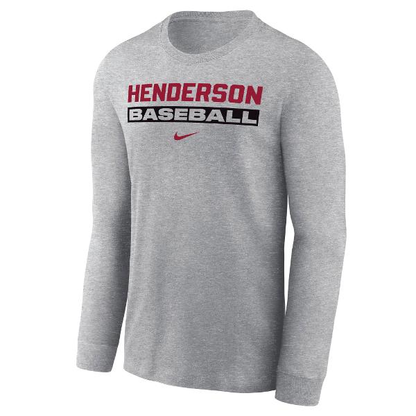Henderson Baseball Nike Legend Long Sleeve Tee; $49.99