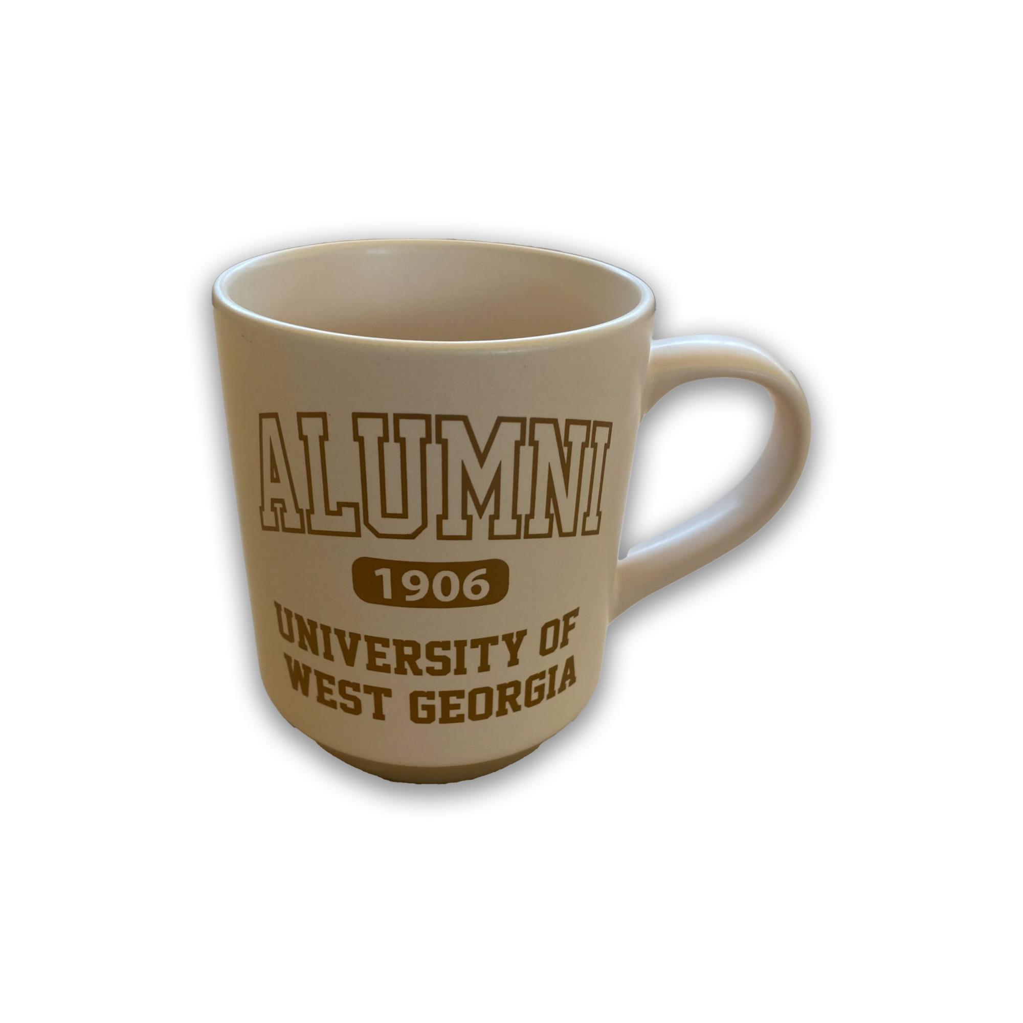image of: ALUMNI UNIV. OF WEST GA TEXT SANDSTONE MUG