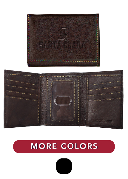 Santa Clara Broncos Contrast Stitch Tri-Fold Wallet; $29.98