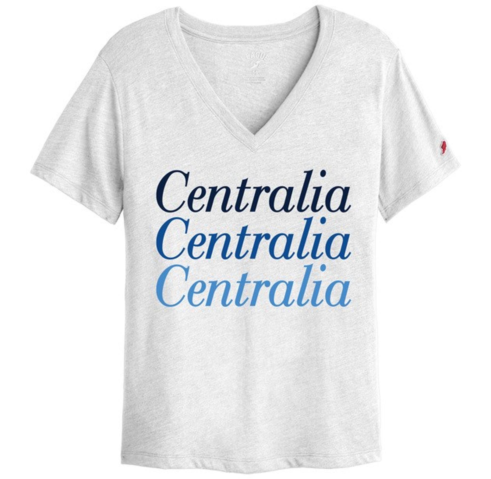 image of: League V-Neck Ombre Centralia T-Shirt