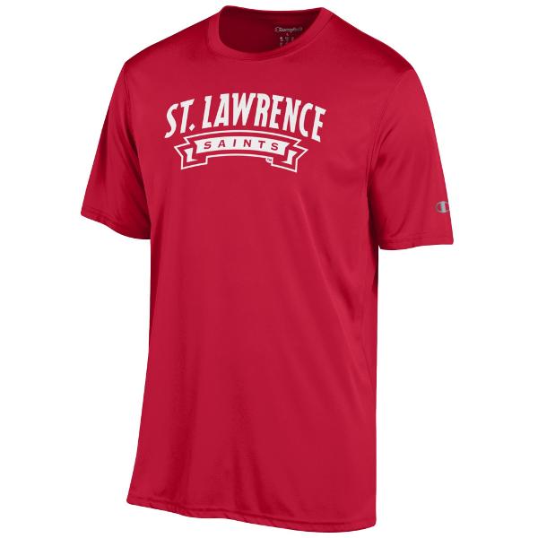 Men's Athletic Tee with Saints Banner; $24.95