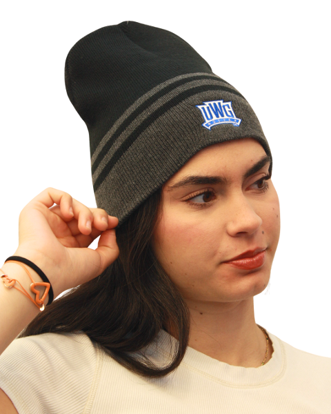 ATHLETICS LOGO CREW BEANIE; $24.99