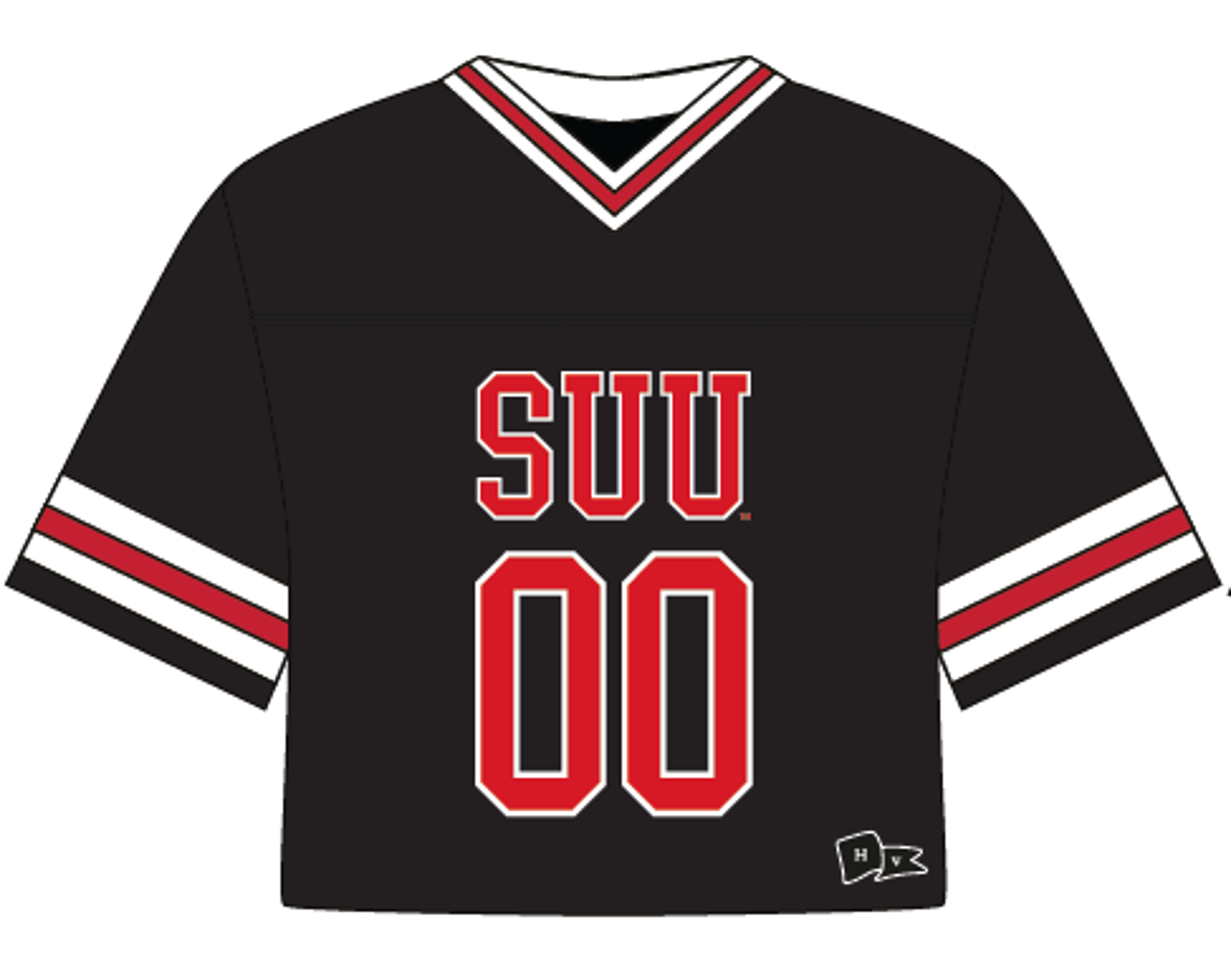 Product image 1 of 1 for HYPE & VICE CROPPED FOOTBALL JERSEY