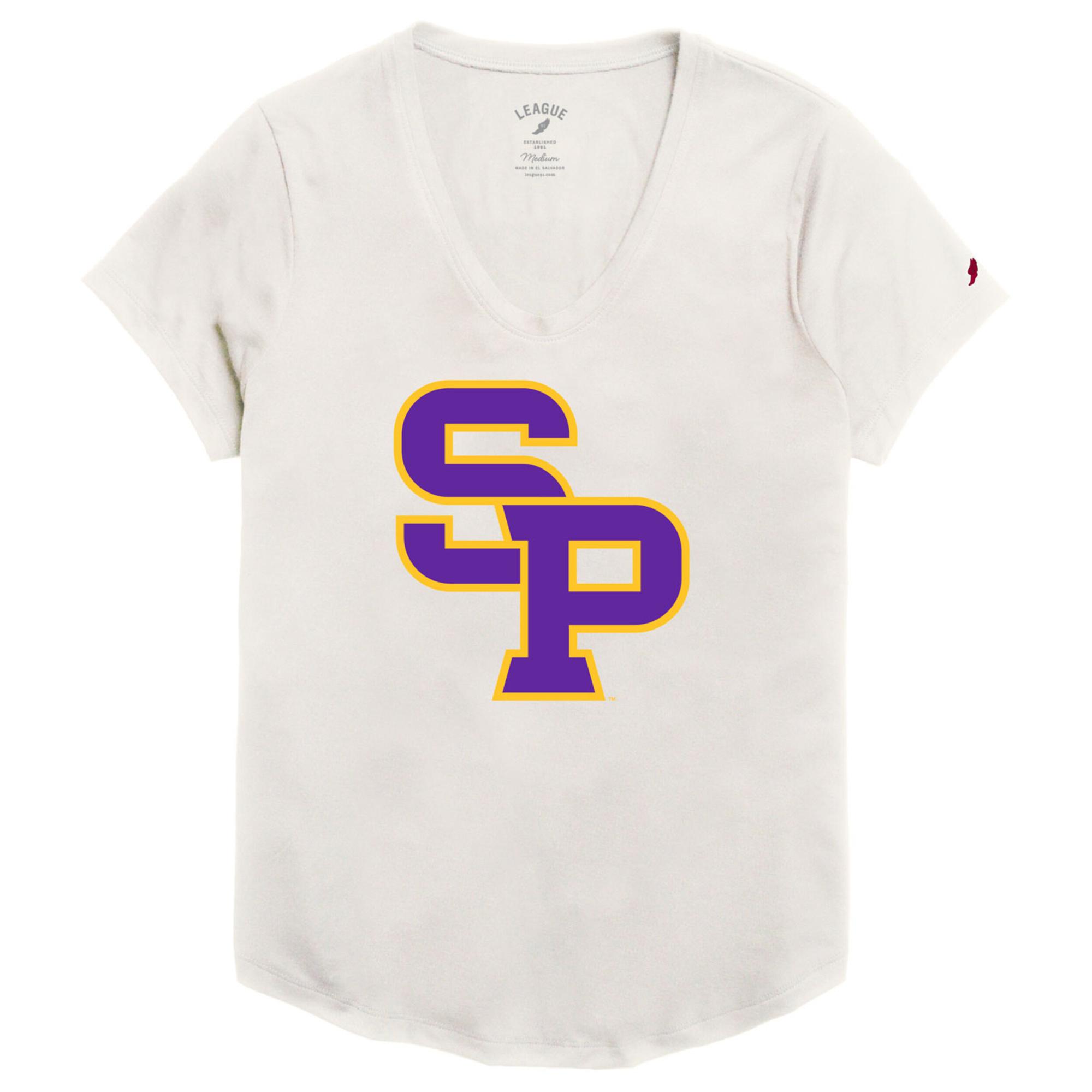 Product image 1 of 1 for UWSP Triflex Voop V-Neck Short Sleeve Tee, Ivory