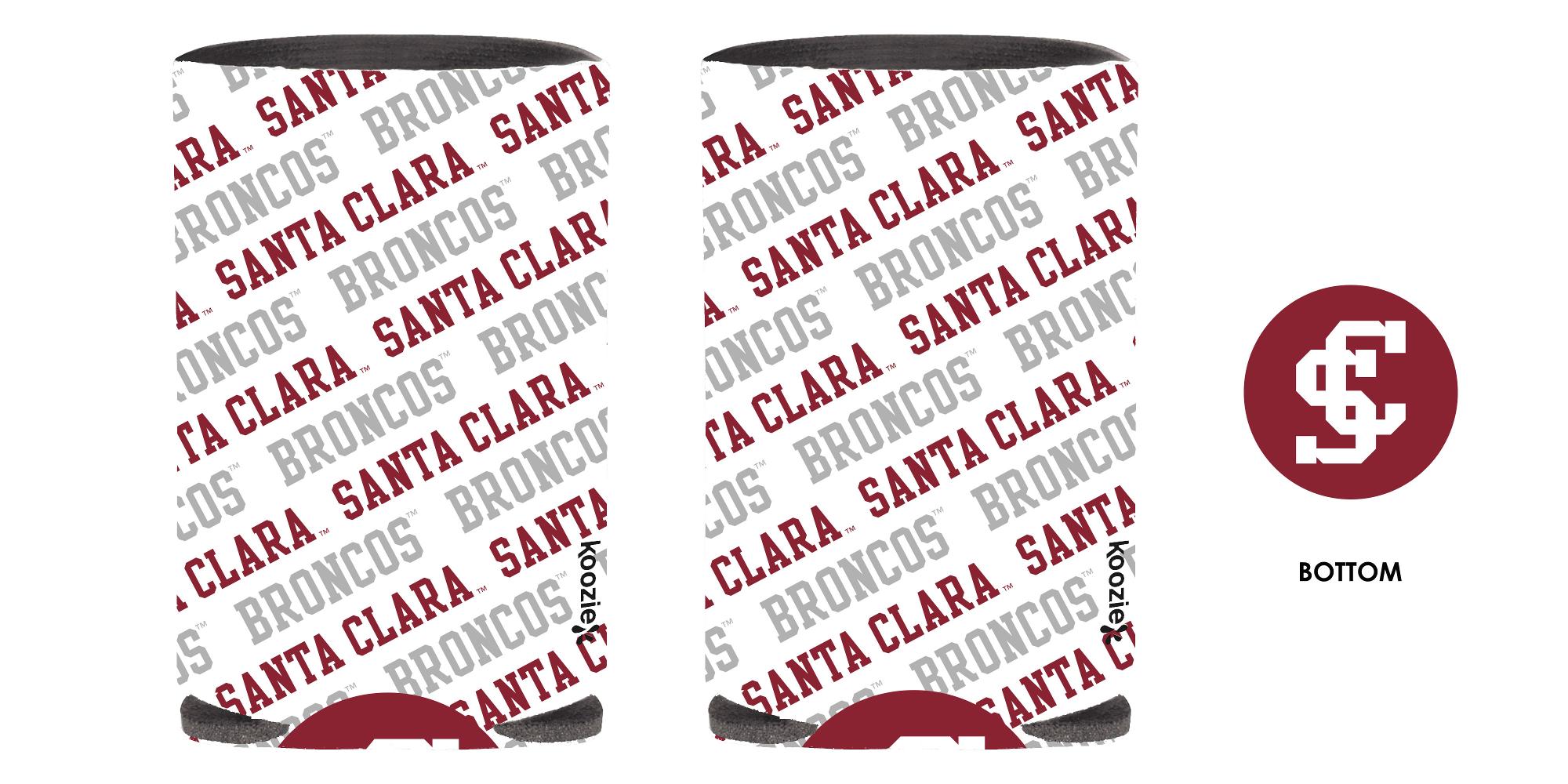 image of: Santa Clara Broncos Repeating Standard Koozie