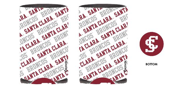 Santa Clara Broncos Repeating Standard Koozie; $5.98