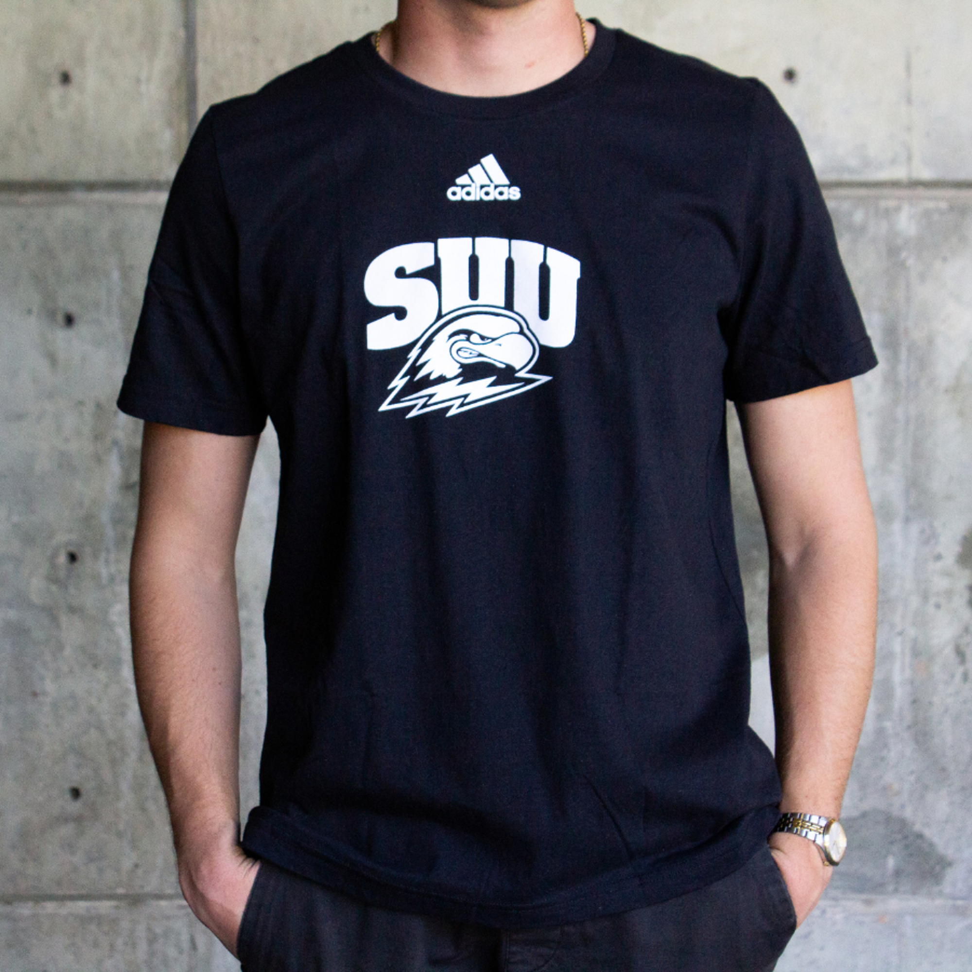 image of: Adidas SUU Black Tee