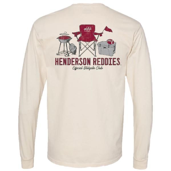 Henderson Reddies Official Tailgate Club Long Sleeve Tee; $44.99