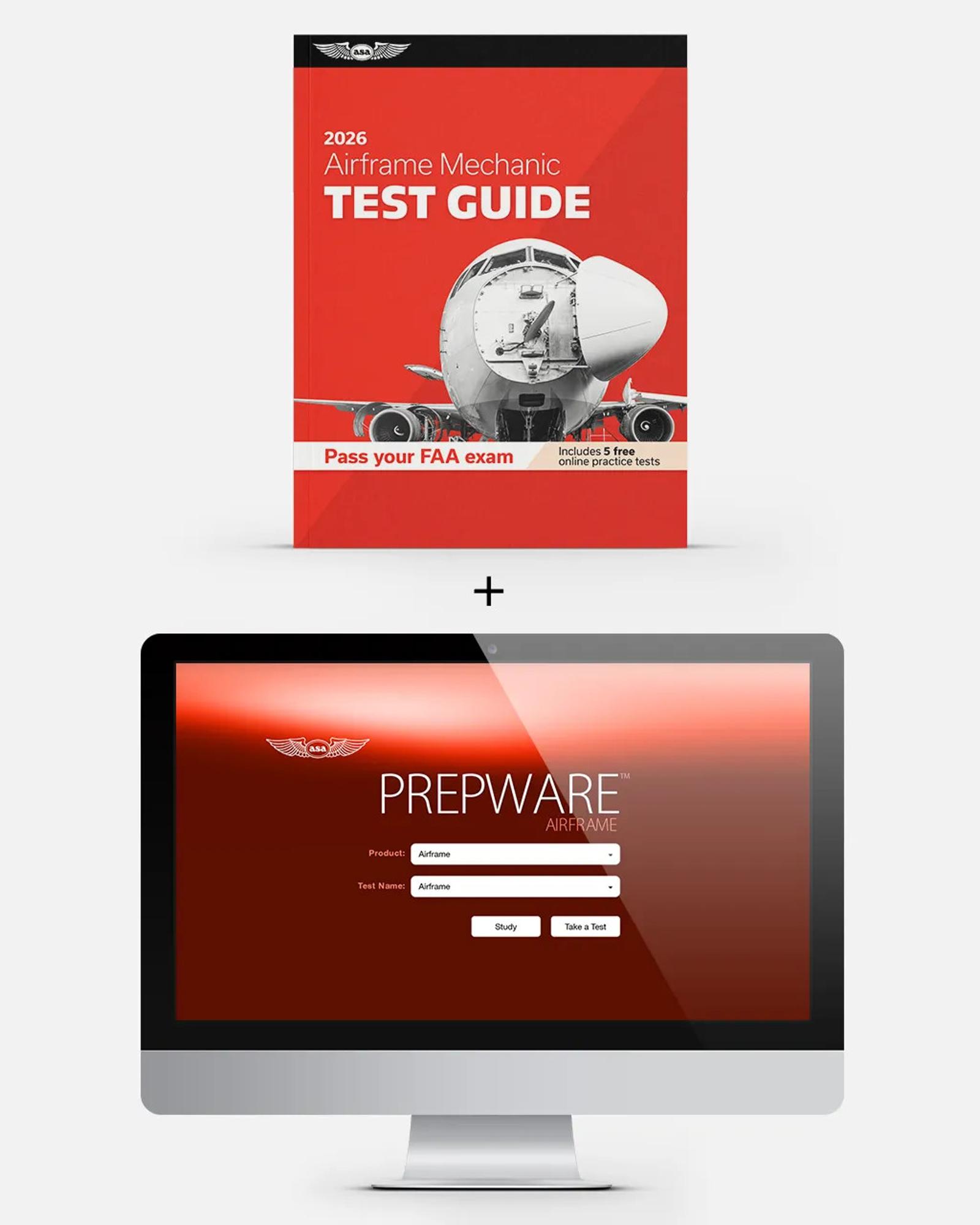 Cover image for 2026 AIRFRAME PREPWARE SOFTWARE + TEST GUIDE