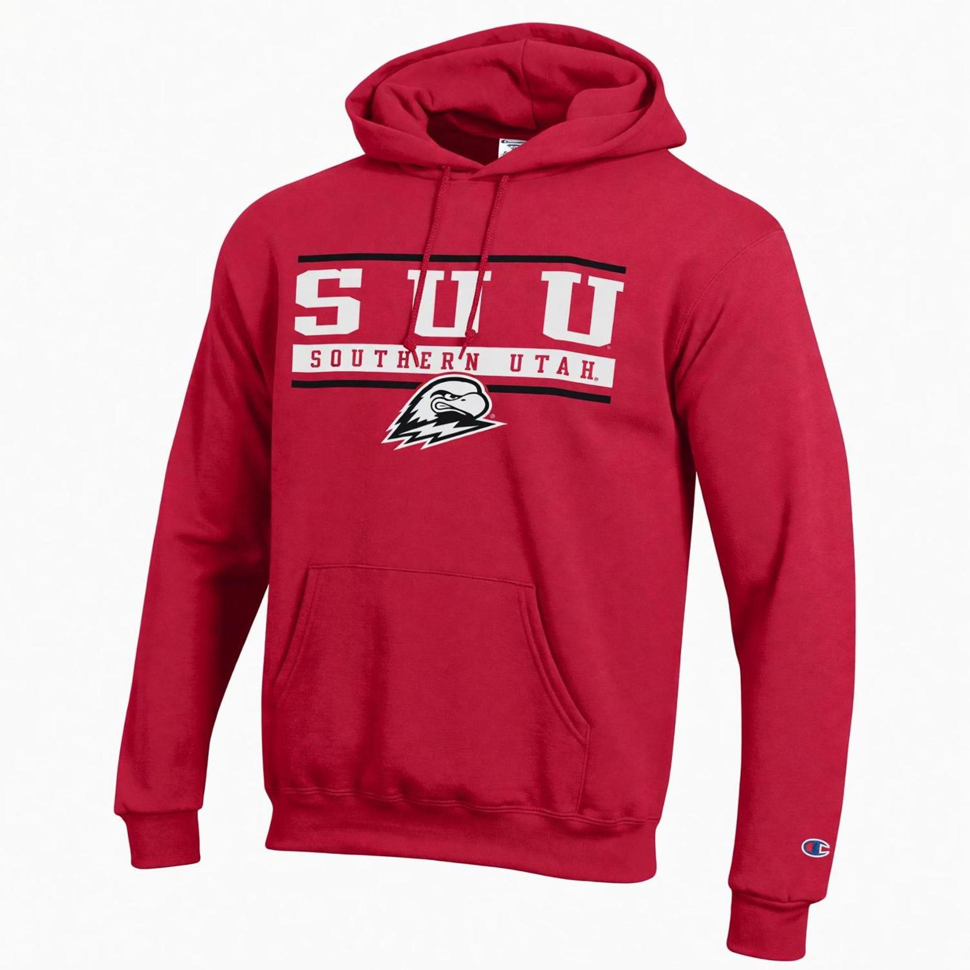 Product image 1 of 1 for Champion Hoodie – Red (SUU Thor)